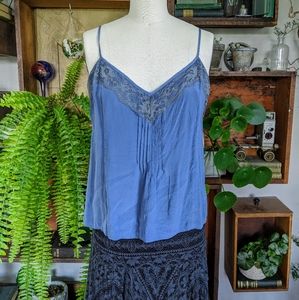 Silk kimchi blue blouse NWOT